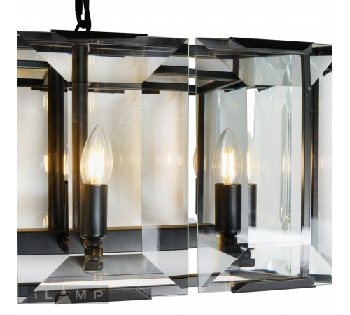 Подвесная люстра iLamp Panorama 6109L-100 BK Подвесная люстра iLamp Panorama 6109L-100 BK