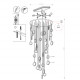 Подвесная люстра Lumien Hall Livin LH8028/36P-BK-PBK-SGD