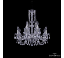 Подвесная люстра Bohemia Ivele Crystal 1402/8+4/195/h-60 Ni
