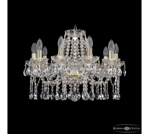 Подвесная люстра Bohemia Ivele Crystal 1413/10/200 G Подвесная люстра Bohemia Ivele Crystal 1413/10/200 G