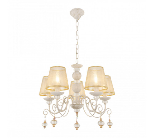 Подвесная люстра Arte Milano 347620/5 WT+G Подвесная люстра Arte Milano 347620/5 WT+G