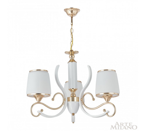 Подвесная люстра Arte Milano Florentia-3857 303857/3 Wh/Gd