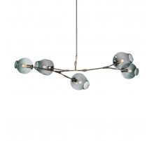 Подвесная люстра Delight Collection Bubble KG0579P-5 smoky