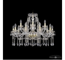 Подвесная люстра Bohemia Ivele Crystal 1413/10+5/300 G
