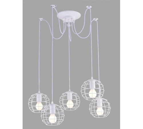 Подвесная люстра Arte Lamp A1110SP-5WH Подвесная люстра Arte Lamp A1110SP-5WH