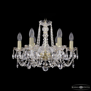 Подвесная люстра Bohemia Ivele Crystal 1402/6/160 G