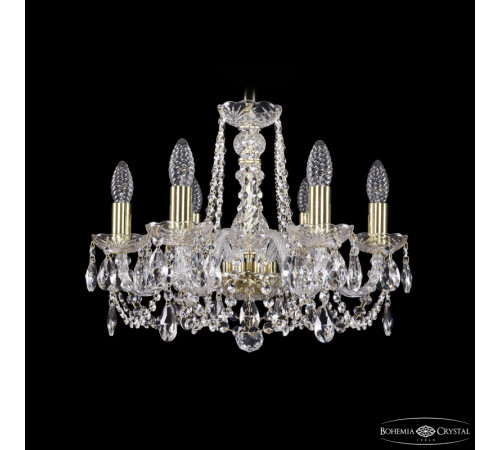 Подвесная люстра Bohemia Ivele Crystal 1402/6/160 G Подвесная люстра Bohemia Ivele Crystal 1402/6/160 G