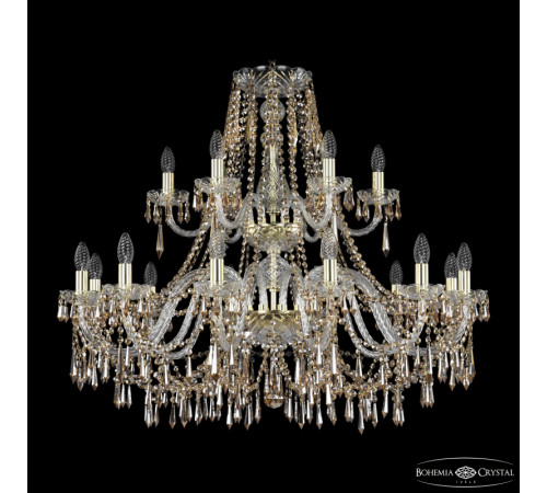 Подвесная люстра Bohemia Ivele Crystal 1403/12+6/360/2d G R721 Подвесная люстра Bohemia Ivele Crystal 1403/12+6/360/2d G R721