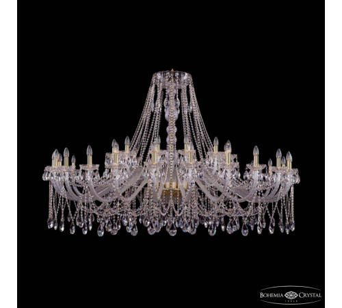 Подвесная люстра Bohemia Ivele Crystal 1413/24+12/700 G Подвесная люстра Bohemia Ivele Crystal 1413/24+12/700 G