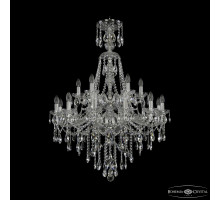 Подвесная люстра Bohemia Ivele Crystal 1415/12+6/300/XL-114/2d Ni