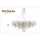 Подвесная люстра Divinare Salice 3136/01 SP-13