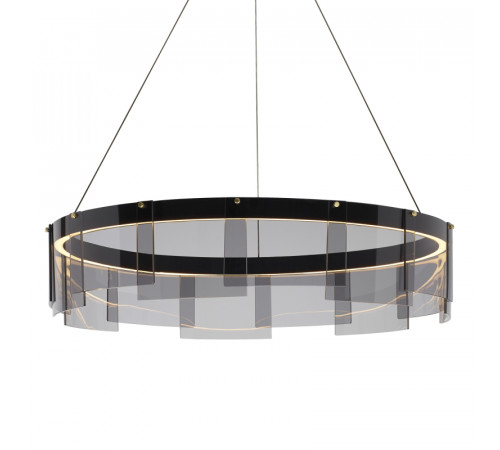 Подвесная люстра Delight Collection Stratos D8825P/L black/smoky Подвесная люстра Delight Collection Stratos D8825P/L black/smoky