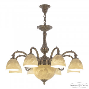 Подвесная люстра Bohemia Ivele Crystal Verona 72109P/8/210 Ni P1 D Angel