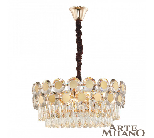 Подвесная люстра Arte Milano 97188.D550.H260.E14.12 G Подвесная люстра Arte Milano 97188.D550.H260.E14.12 G