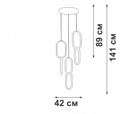 Подвесная люстра Vitaluce V4695-0/6S Подвесная люстра Vitaluce V4695-0/6S