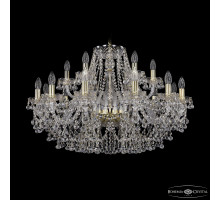 Подвесная люстра Bohemia Ivele Crystal 1409/12+6/300 G