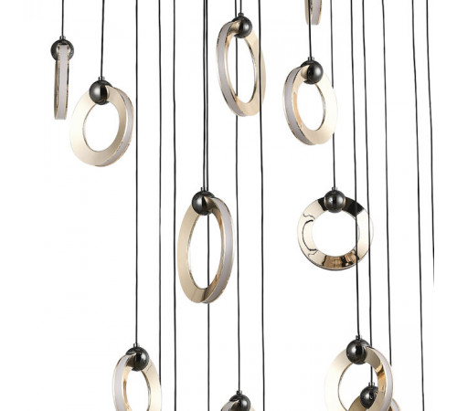 Подвесная люстра Lumien Hall Livin LH8028/24P-BK-SGD-PBK