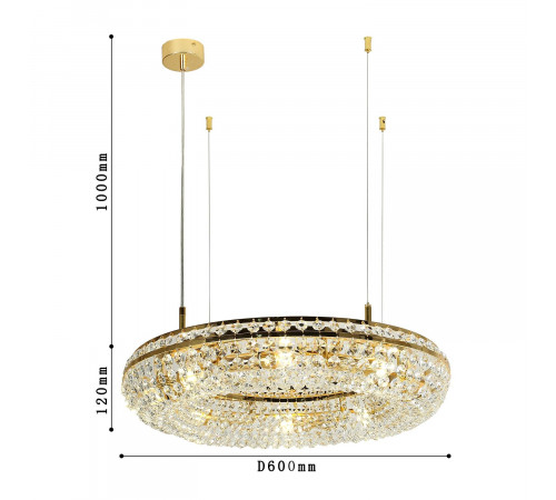 Подвесная люстра Favourite Monilibus 4015-8P Подвесная люстра Favourite Monilibus 4015-8P