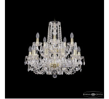 Подвесная люстра Bohemia Ivele Crystal 1402/10+5/195/2d G