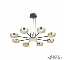 Подвесная люстра Arte Milano 271079/8 BK/GD