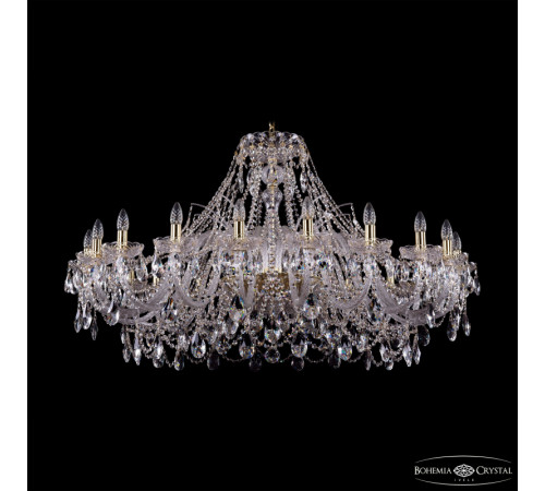 Подвесная люстра Bohemia Ivele Crystal 1411/20/460 G Подвесная люстра Bohemia Ivele Crystal 1411/20/460 G