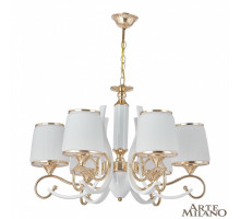 Подвесная люстра Arte Milano Florentia-3857 303857/6 Wh/Gd