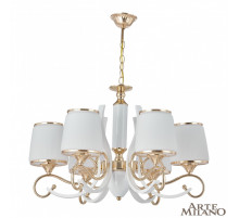 Подвесная люстра Arte Milano Florentia-3857 303857/6 Wh/Gd