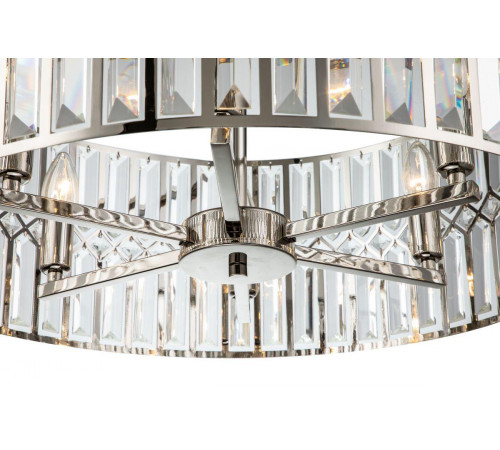 Подвесная люстра iLamp Triumph 6122-600 Nickel