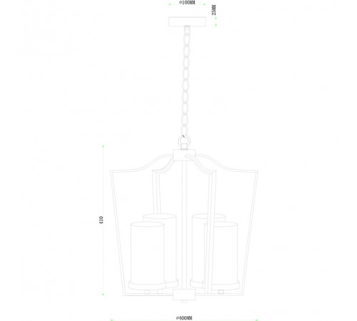 Подвесная люстра Arte Lamp Nuvola A7017SP-4BK Подвесная люстра Arte Lamp Nuvola A7017SP-4BK