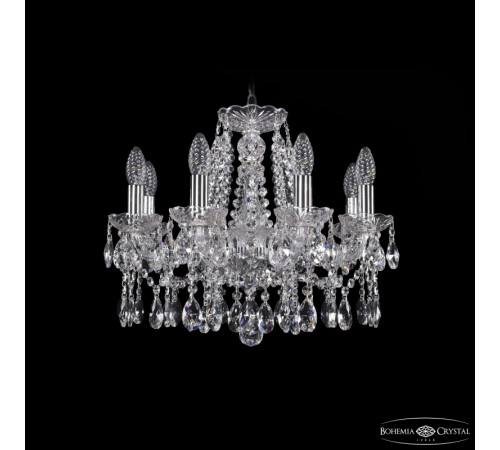Подвесная люстра Bohemia Ivele Crystal 1413/8/165 Ni Подвесная люстра Bohemia Ivele Crystal 1413/8/165 Ni