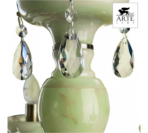 Подвесная люстра Arte Lamp Onyx Green A9592LM-5AB Подвесная люстра Arte Lamp Onyx Green A9592LM-5AB