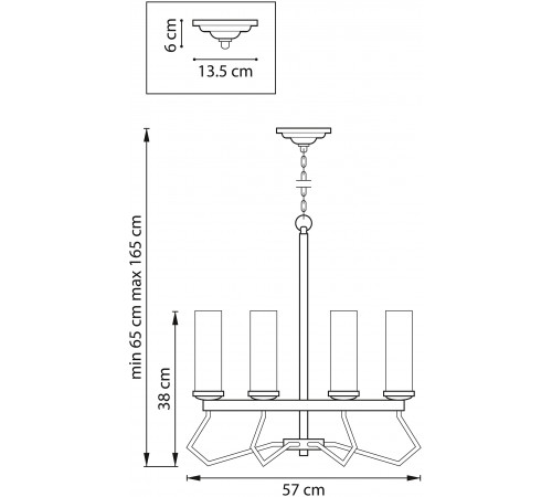 Подвесная люстра Lightstar Flume 723065 Подвесная люстра Lightstar Flume 723065