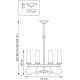 Подвесная люстра Lightstar Flume 723065