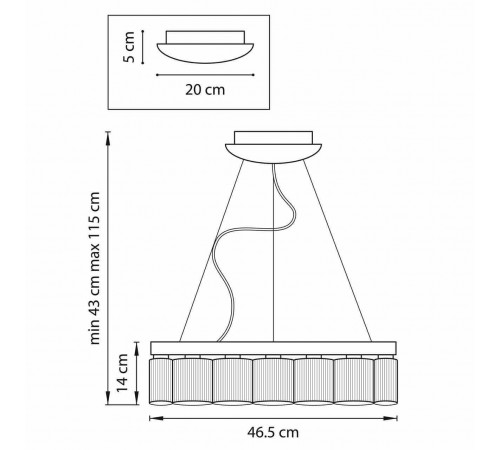 Подвесная светодиодная люстра Lightstar Nibbler 812126 Подвесная светодиодная люстра Lightstar Nibbler 812126