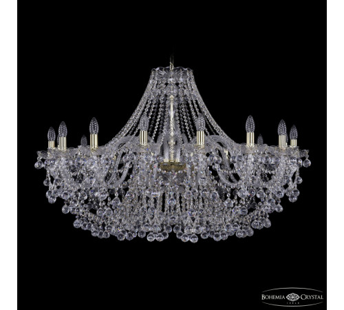 Подвесная люстра Bohemia Ivele Crystal 1409/16/400 G Подвесная люстра Bohemia Ivele Crystal 1409/16/400 G