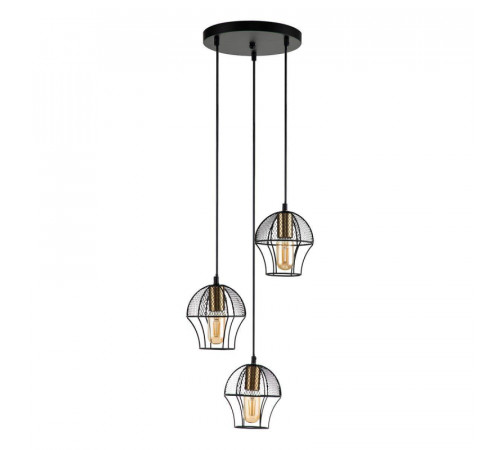 Подвесная люстра Indigo Pallo 10011/3P Black V000187 Подвесная люстра Indigo Pallo 10011/3P Black V000187