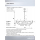 Подвесная люстра Lumien Hall Bernat LH0062/18P-GD-SMK-CL