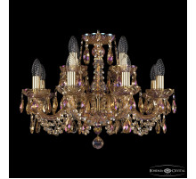 Подвесная люстра Bohemia Ivele Crystal 1402/8+4/195 G M777