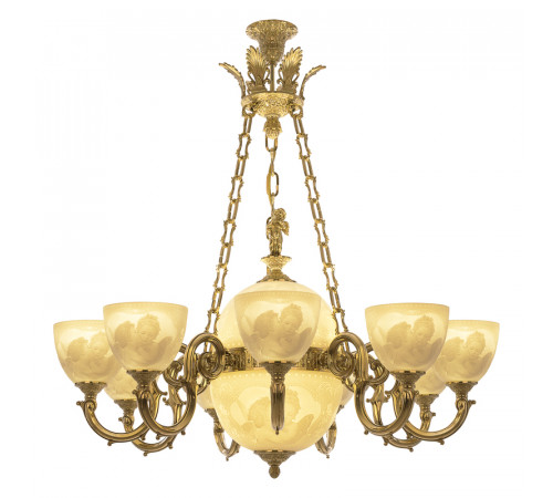 Подвесная люстра Bohemia Ivele Crystal Verona 72003P/9/210 G P1 U Angel Y8 FA4M Подвесная люстра Bohemia Ivele Crystal Verona 72003P/9/210 G P1 U Angel Y8 FA4M