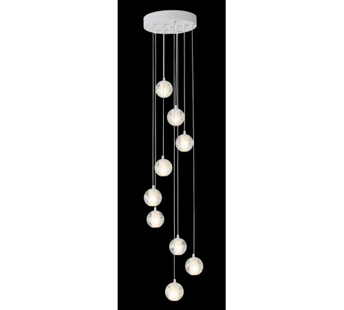 Подвесная люстра Crystal Lux Gaspar GASPAR SP9 D300 WHITE