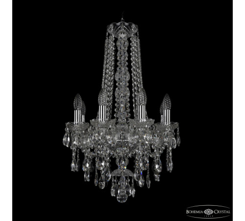 Подвесная люстра Bohemia Ivele Crystal 1415/8/141/h-69 Ni Подвесная люстра Bohemia Ivele Crystal 1415/8/141/h-69 Ni