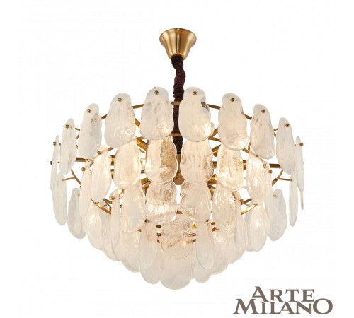 Подвесная люстра Arte Milano 2853.D750.H390.E14.18 G Подвесная люстра Arte Milano 2853.D750.H390.E14.18 G