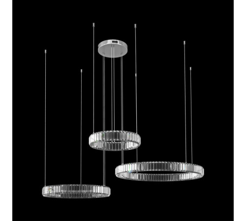 Подвесная люстра Loft IT Crystal ring 10135/3 Chrome Подвесная люстра Loft IT Crystal ring 10135/3 Chrome