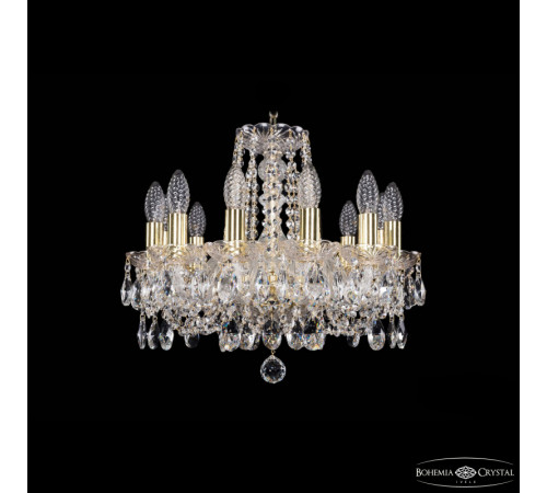 Подвесная люстра Bohemia Ivele Crystal 1402/12/141 G Подвесная люстра Bohemia Ivele Crystal 1402/12/141 G