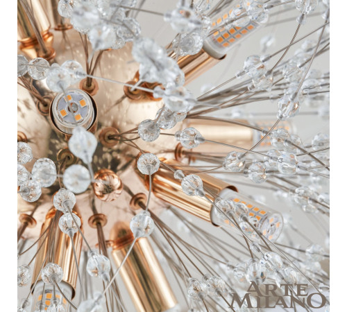 Подвесная люстра Arte Milano 74398.D500.H550.G9.12 G Подвесная люстра Arte Milano 74398.D500.H550.G9.12 G