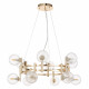 Подвесная люстра Crystal Lux LUXURY SP12 GOLD