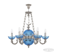 Подвесная люстра Bohemia Ivele Crystal Florence 71003P/6/175 Ni P Aquamarine/M-1G FE1S