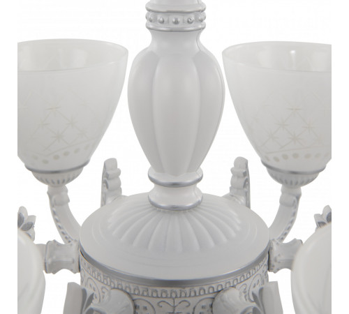 Подвесная люстра Arte Milano 343837/6 WT+SL Подвесная люстра Arte Milano 343837/6 WT+SL