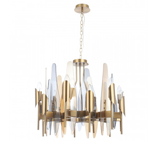 Подвесная люстра Crystal Lux CASA SP-PL12 BRASS Подвесная люстра Crystal Lux CASA SP-PL12 BRASS