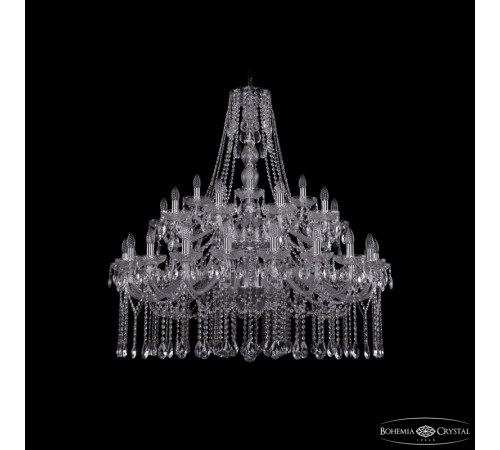 Подвесная люстра Bohemia Ivele Crystal 1413/20+10+5/400/2d Ni